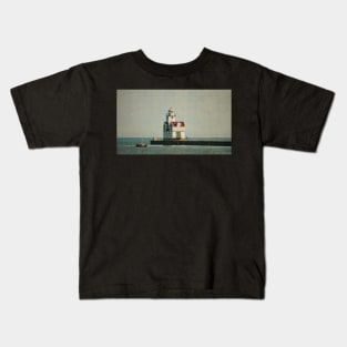 Lighthouse - Manitowoc, WI Kids T-Shirt